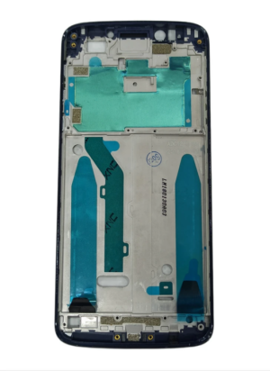 Carcasa media moto g6 play / e5 negro (marco)