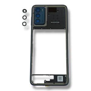 Carcasa media moto g42 azul