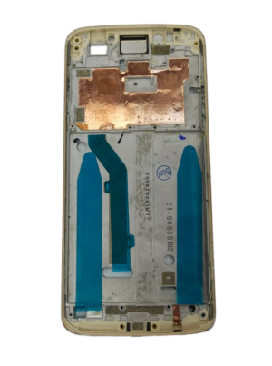 Carcasa media moto g6 play / e5 dorado (marco)