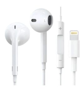 Auricular iphone lightning (ori)(con cable) 7 / 8 / x / 11 / 12 / 13 / 14