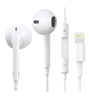 Auricular iphone lightning (ori)(con cable) 7 / 8 / x / 11 / 12 / 13 / 14