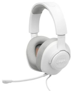 Auricular jbl quantum 100 blanco (vincha) (gamer con microfono)