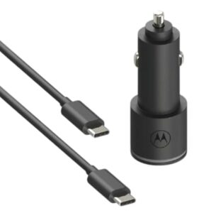 Cargador motorola 45w (auto) (original con cable)