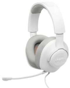 Auricular jbl quantum 100 blanco (vincha) (gamer con microfono)