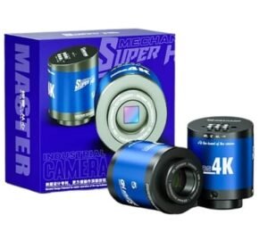 Camara trinocular microscopio mos-4k azul