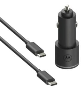 Cargador motorola 45w (auto) (original con cable)